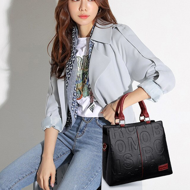 Borsa a tracolla casual in pelle PU per donna, borsa a mano di lusso firmata da donna, borsa a tracolla da viaggio di grande capacità_voghion.com