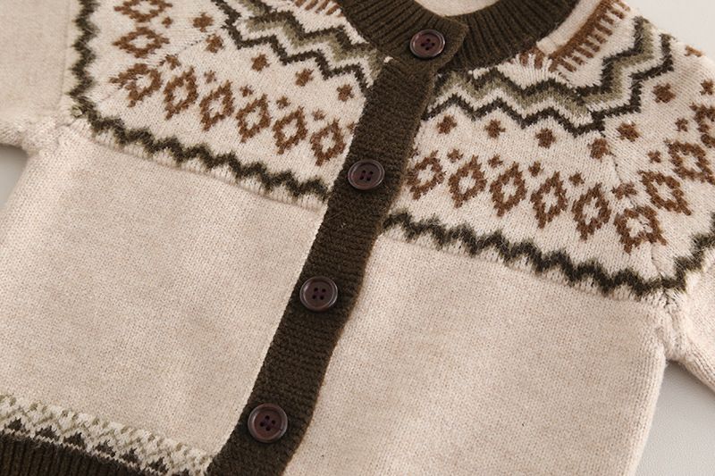Ensemble trois pièces pour garçon, pull tricoté à manches longues, style britannique, mode automne 2025_voghion.com
