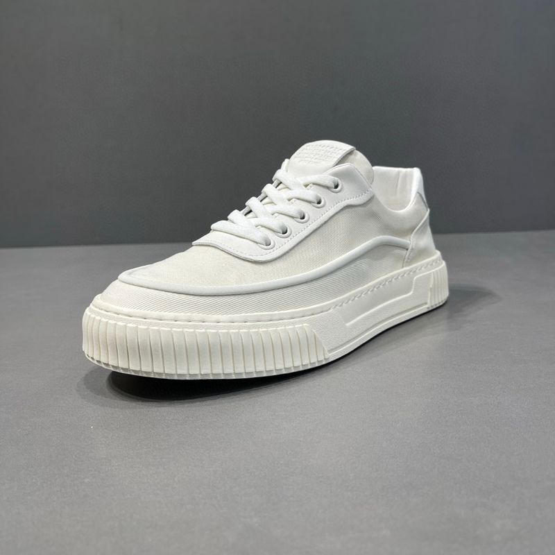 2025 Spring Trendy Men's Casual Board Shoes, Korean Edition, Versatile, Niche Design, Student Canvas Shoes_voghion.com