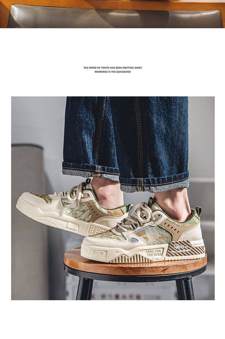 Trendige Freizeit-Sneaker für Herren – Atmungsaktive Sommer-Slipper mit dicker Anti-Rutsch-Sohle, leicht und bequem für den täglichen Gebrauch_voghion.com