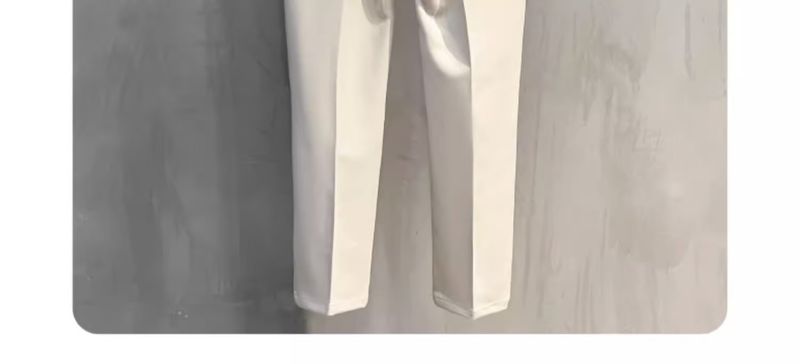 Pantaloni casual da uomo a gamba dritta, vestibilità attillata, taglie forti, neri, stile semplice, pantaloncini Ninemeter_voghion.com