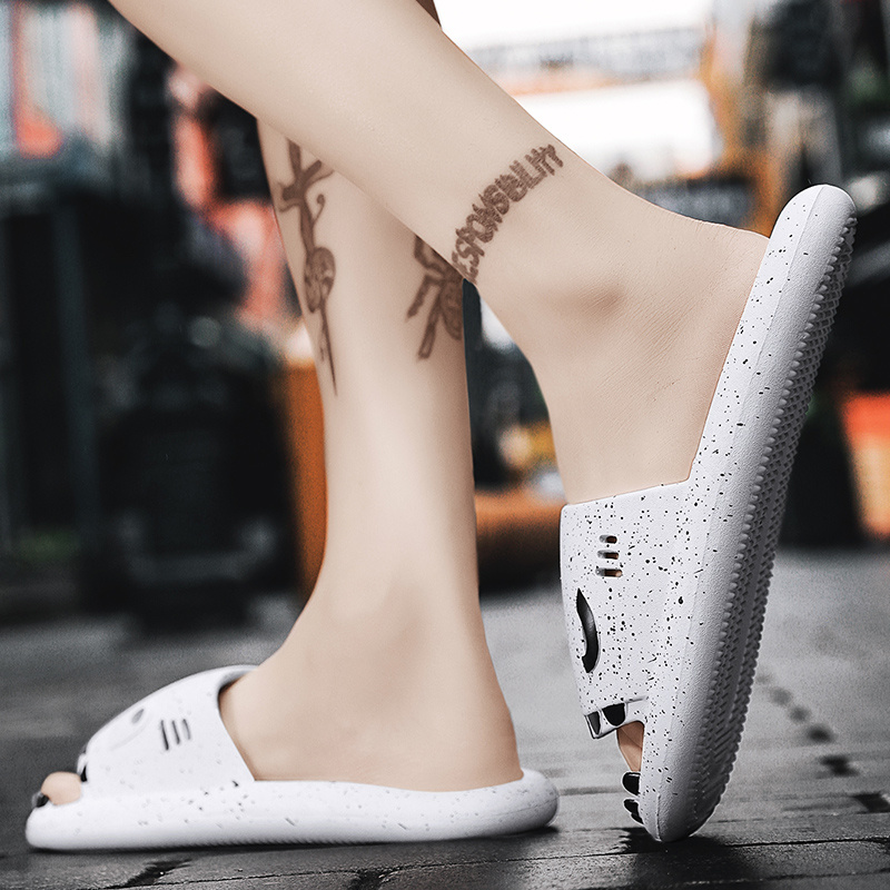 Tofflor Dam Sliders Herr Söta Shark Tofflor Sandaler Öppen tå Kudde Strandtofflor för sommar Cloud Tofflor_voghion.com