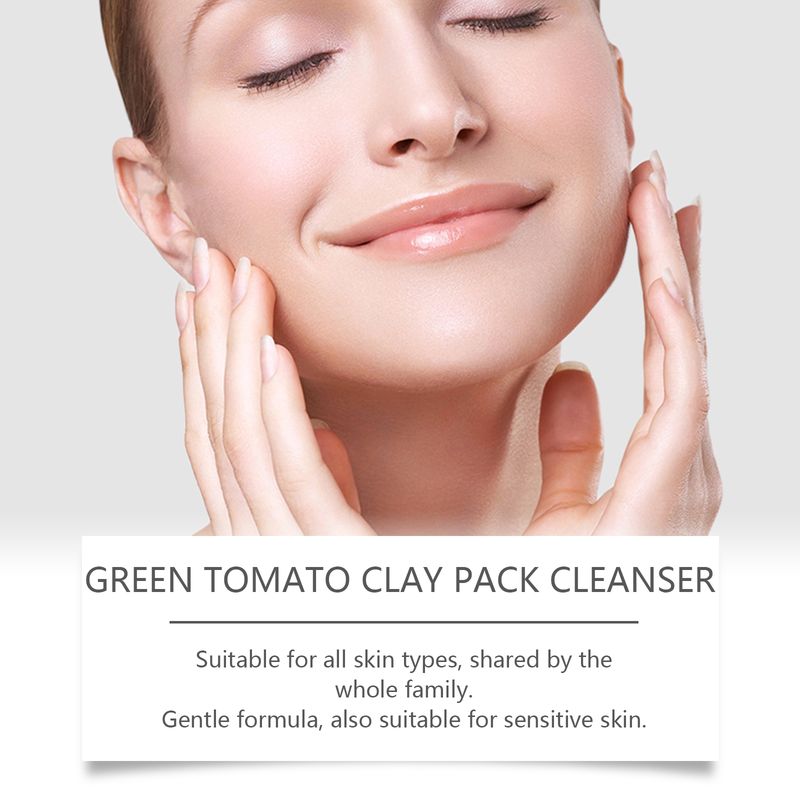 EELHOE Green Tomato Cleanser, Clean Facial Pores, Balance Oil And Moisturize Skin Cleanser_voghion.com