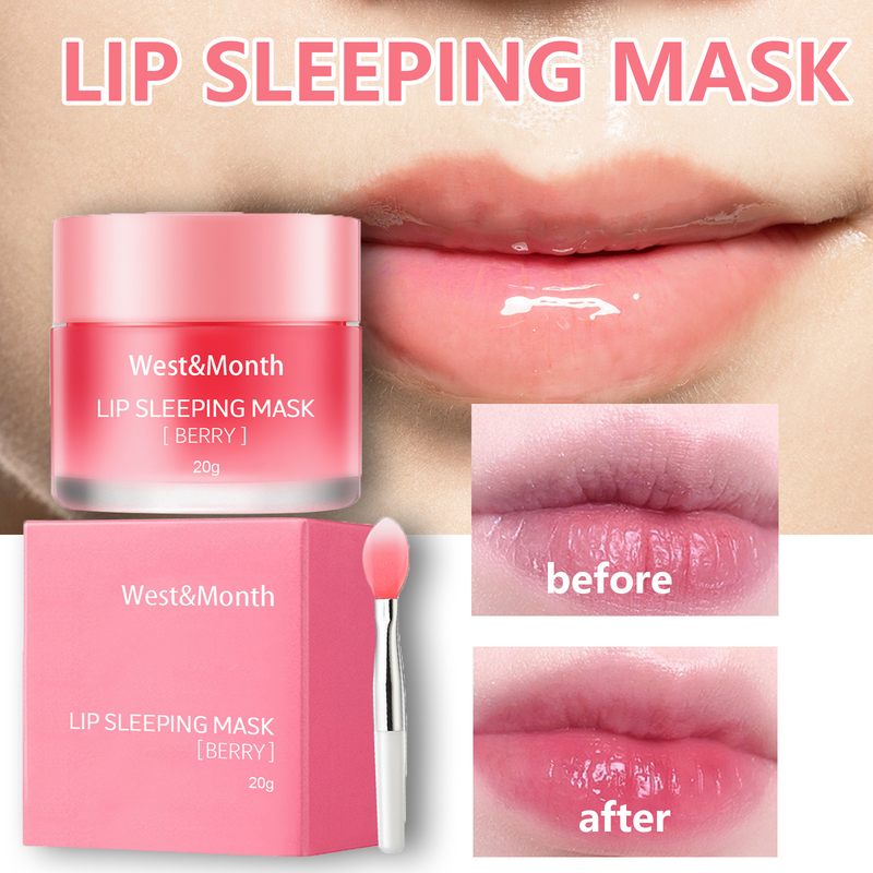 West&Month Jelly and Moisturizing in Winter Lips Night Rossetto Repairing Lip Mask_voghion.com