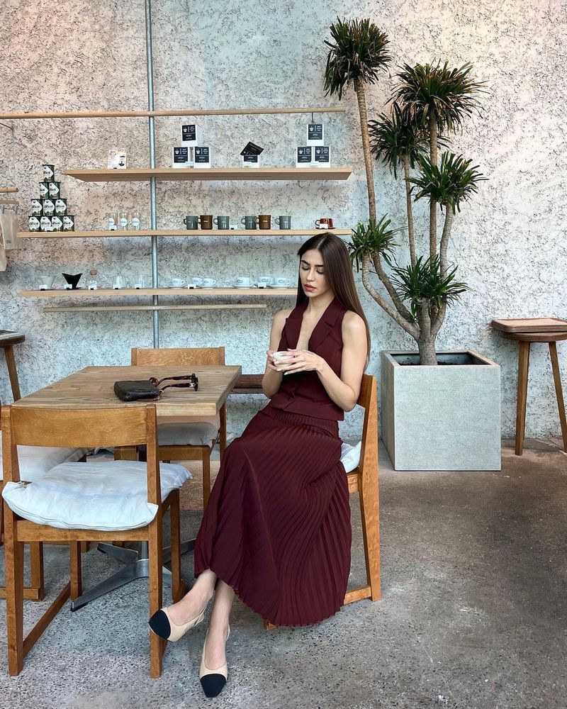 Dámské oblečení Letní nový styl obleku s límečkem, vesta, top, středně dlouhý skládaný oblek s sukní_voghion.com