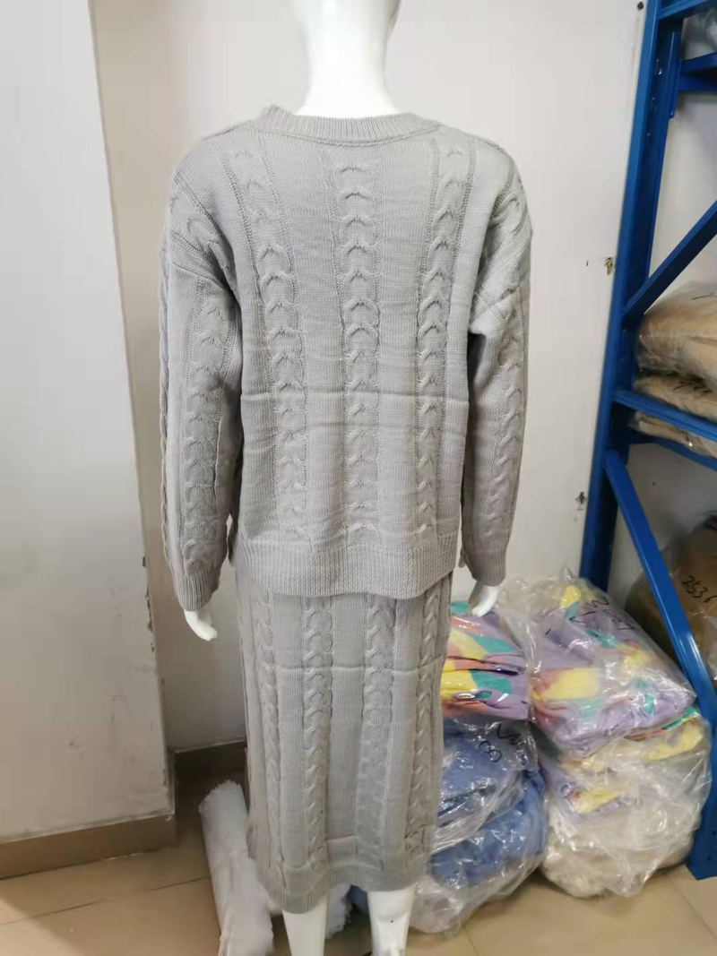 Damen-Strickwaren-Mode-Twist-Nadel-Pullover-Set-Rock_voghion.com