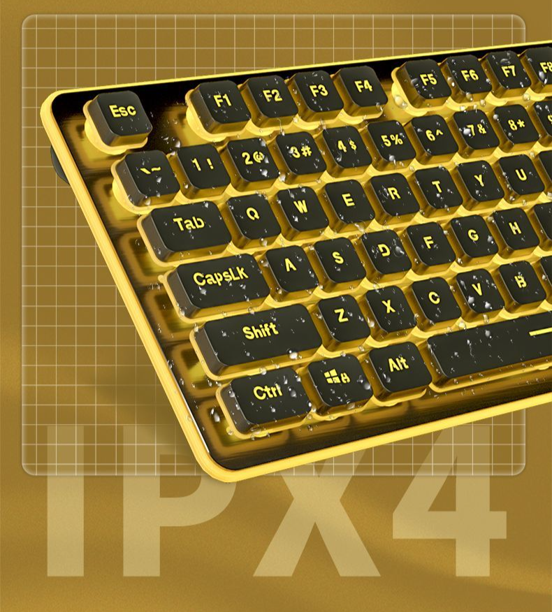 Langtu Wired Wireless Silent Keyboard High Aesthetic Mechanical Feel Backlit Tablet Laptop For Women Office_voghion.com