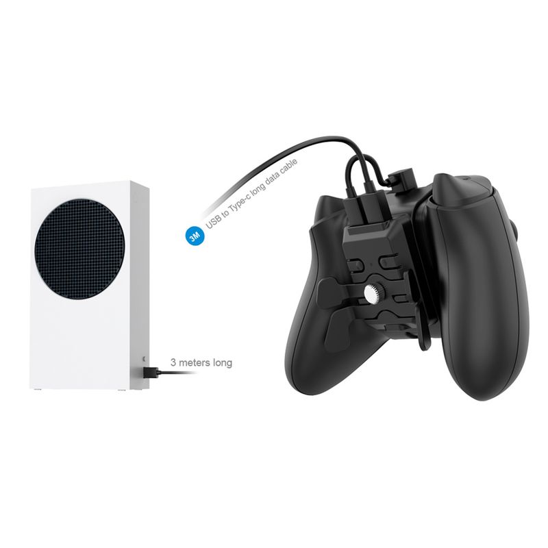 Gamepad Extension Back Buttons Paddles Keys with Data Cables Kits for Xbox Series/ONE S/X Accessories_voghion.com