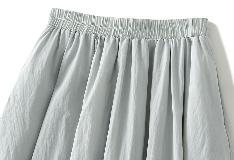 Nieuwe hoog getailleerde afslankende bloemknoprok, halflange rok voor vrouwen_voghion.com