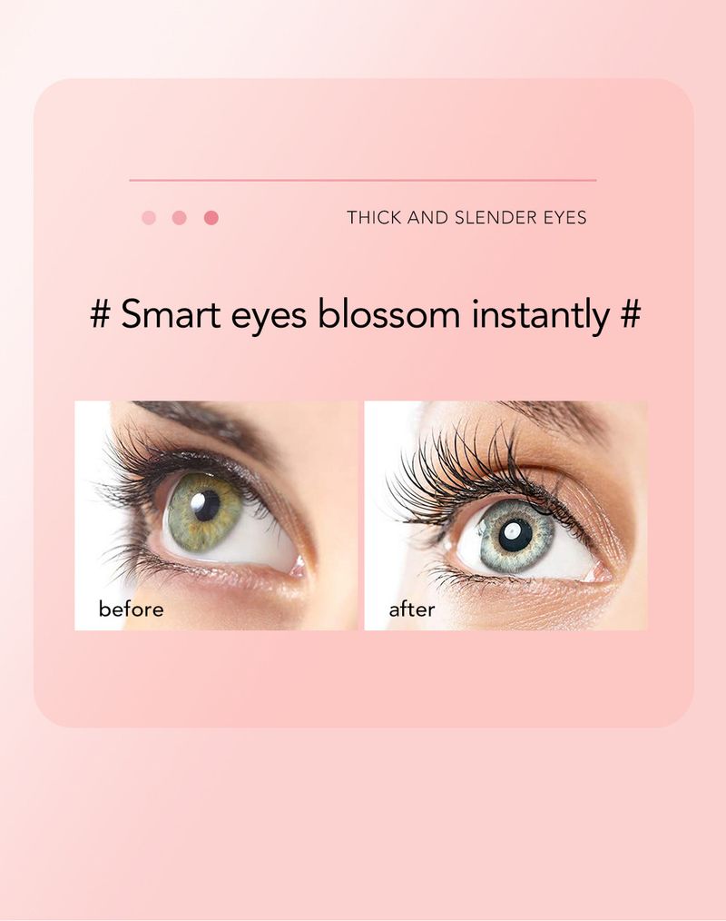 SHEDOES Kangaroo Mascara, wasserfest, verdickend, verlängernd, kräuselnd, langanhaltend, große Augen, 4D-Mascara_voghion.com