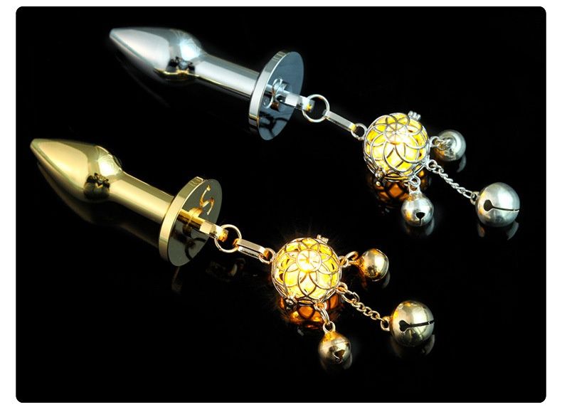 LuvBox LoveRing Wearable With Light And Bell Sound, Removable Tail Anal Plug_voghion.com