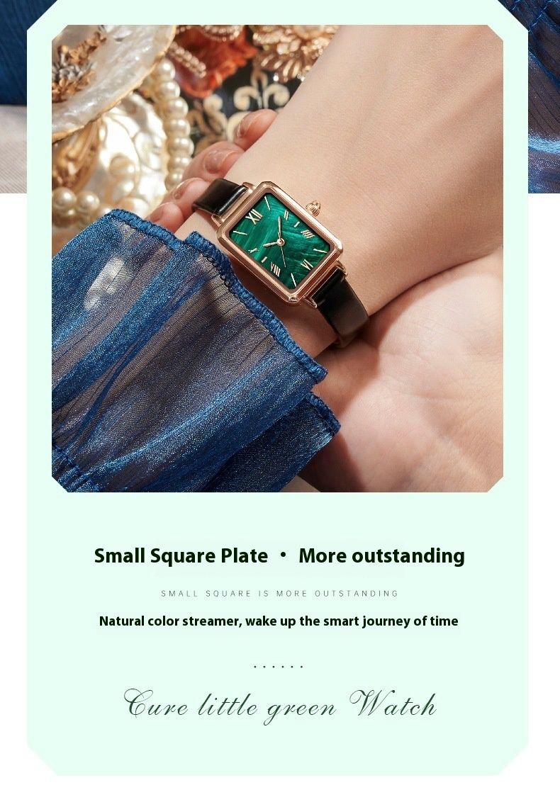 New light luxury ladies small simple temperament small square watch_voghion.com