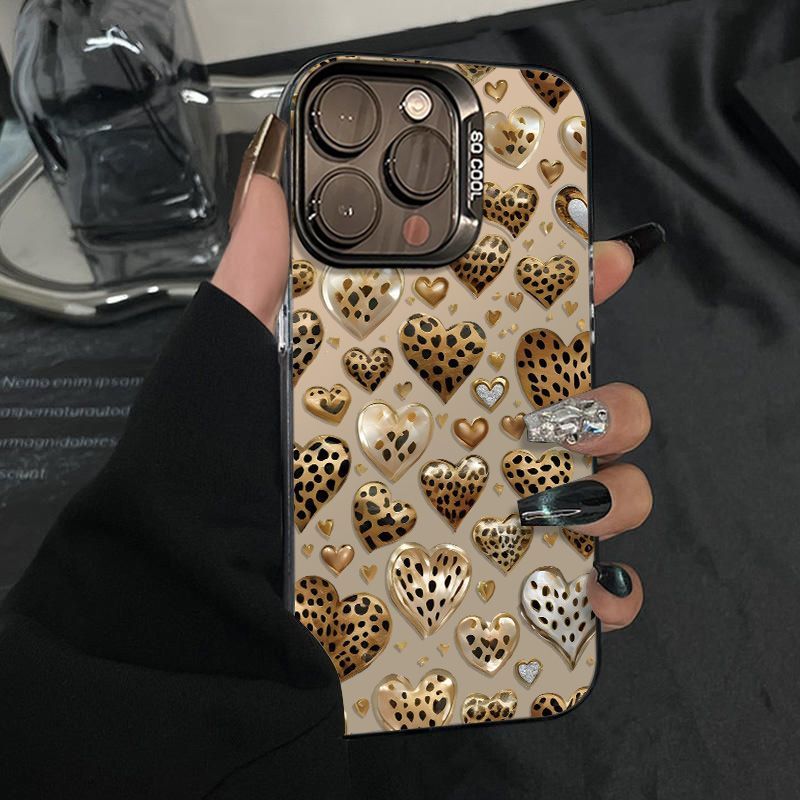 Heart Leopard Print Case For Xiaomi 15/14 Pro, 13 Ultra, New 12X, Matte 10S_voghion.com