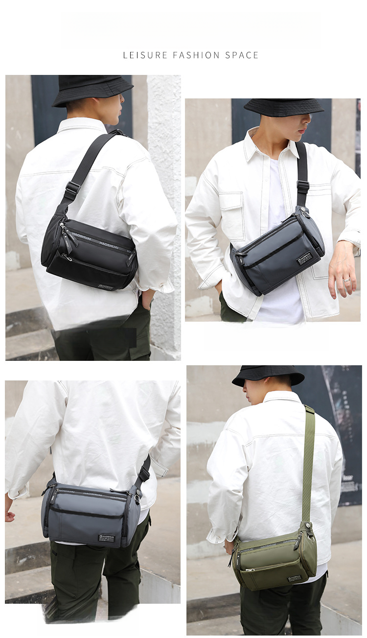 Brusttasche, Umhängetasche für eine Schulter, multifunktionale Umhängetasche, kleine Tasche, Briefträgertasche, Herrentasche_voghion.com