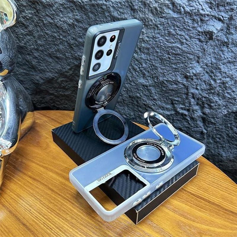 Magnethoidikuga telefoniümbris Samsung Galaxy S24 Ultra S23 S21 FE S22 S20 Plus A34 A54 A14 A53 kukkumiskaitse ränidioksiid_voghion.com