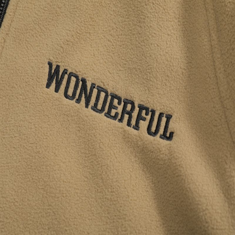 2025 Herbst und Winter Neue Herren Fleece Stehkragen Freizeitjacke Verdickte warme Lammfleecejacke Herren_voghion.com