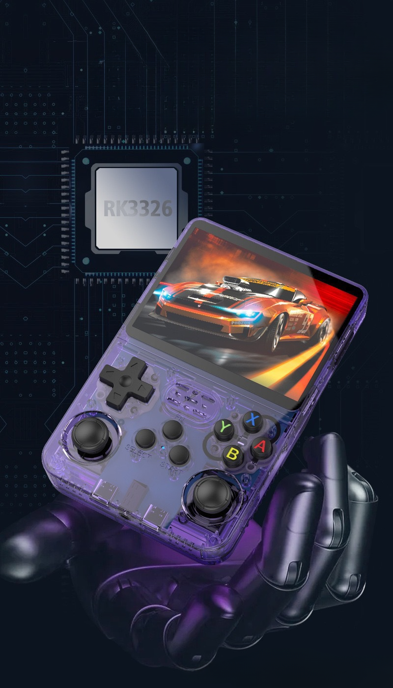 New R36s handheld console, nostalgic arcade all-in-one portable open-source game console_voghion.com