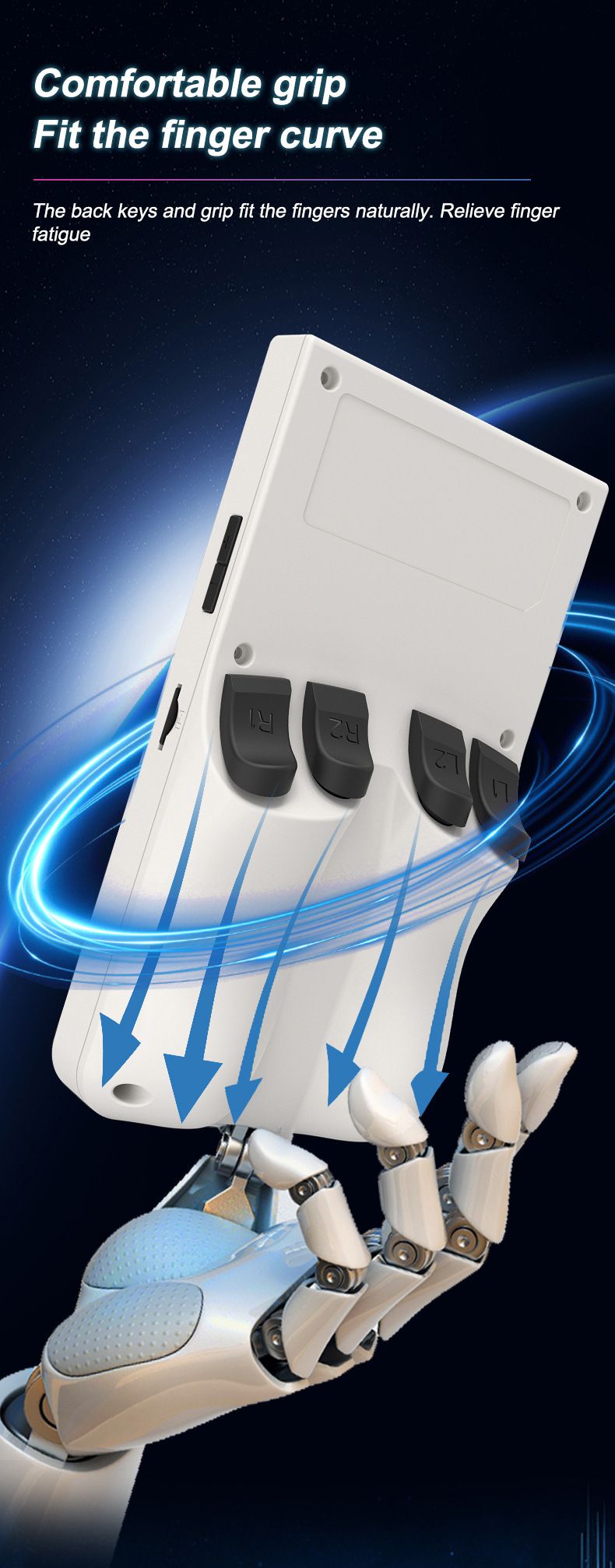 36MAX Retro Handheld Game 4.0Inch IPS Screen Console 128GB Portable Pocket Video Player Supports 30+ Emulators_voghion.com