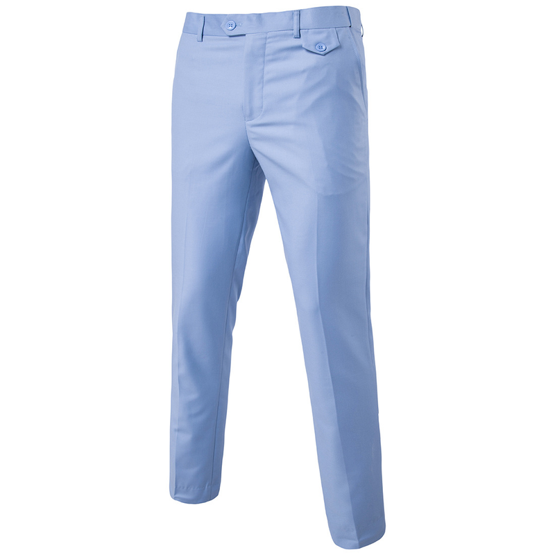 Fashion Quality Men's New Solid Color Trendy Versatile Casual Trousers Business Trousers 9 Colors 9 Sizes Trousers_voghion.com