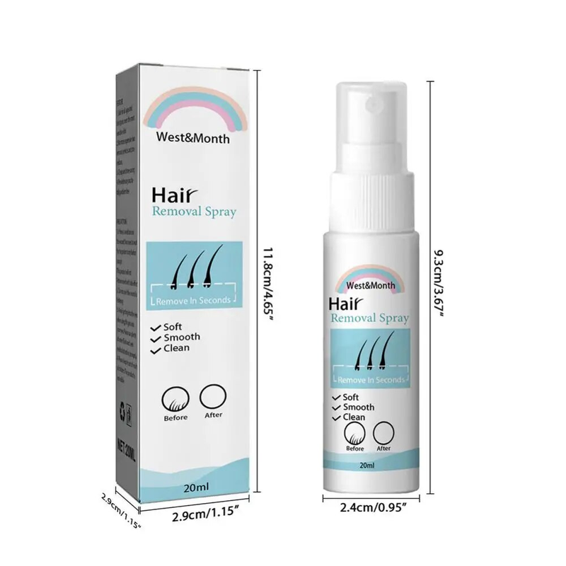 Spray permanent pentru îndepărtarea părului, fără durere, pentru picior, braț, inhibitor de creștere a părului, reparare hrănitoare, îngrijire corporală, bărbați și femei, nou_voghion.com