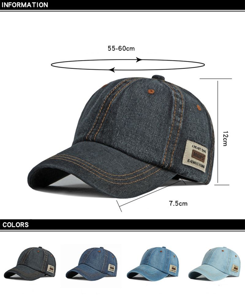 Nauji, 2024 m. Aukštos kokybės dangaus mėlynumo beisbolo kepurės vyrams, skalbti džinsai, moteriškos vasarinės kepuraitės Streetwear Snapback hiphopo tėčio kepurės Bone_voghion.com