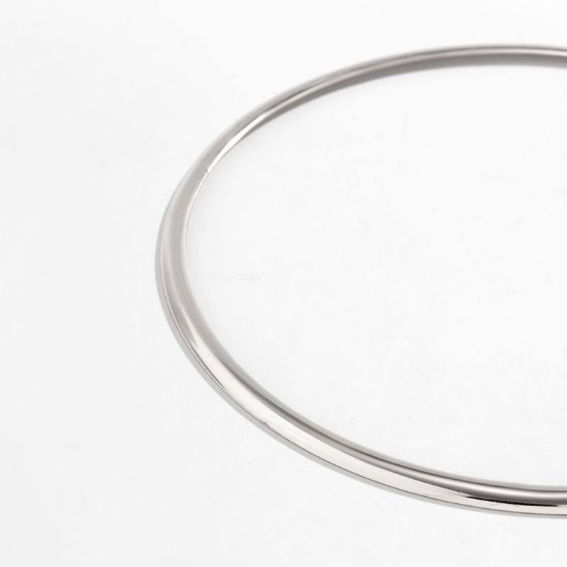 Collana elegante e semplice con cerchi spessi e torce per donna, collare girocollo alla moda 2024, gioielli di moda sul collo_voghion.com