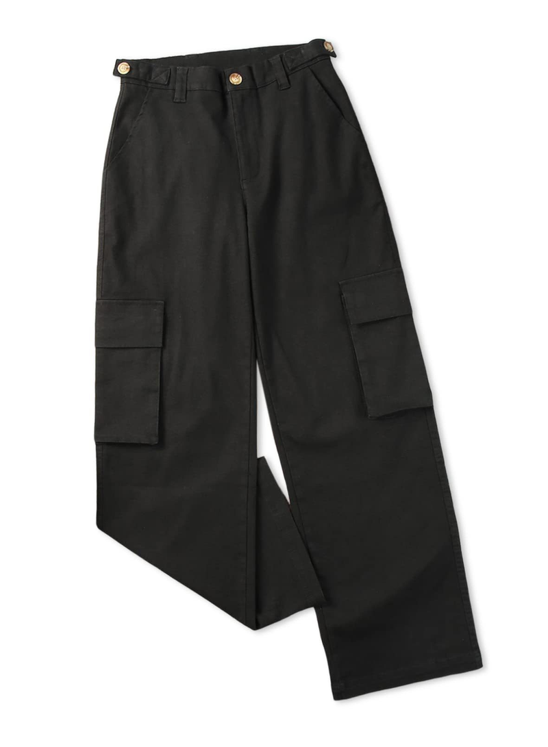 multi-pocket work jeans for women_voghion.com