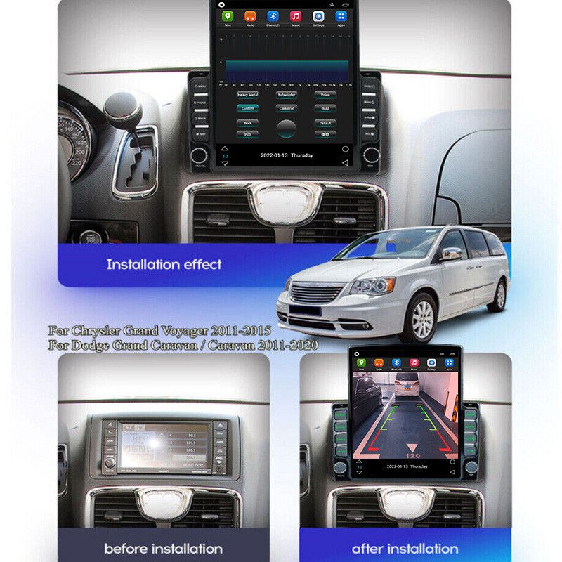Velja za Grand Caravan Android Navigator 9,7-palčni stroj z integrirano sliko za vzvratno vožnjo_voghion.com
