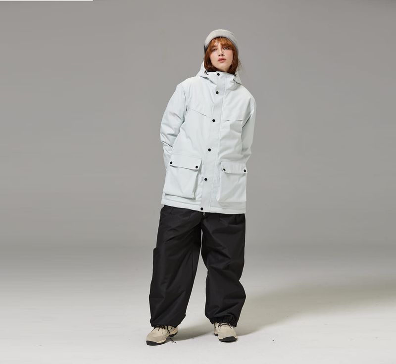 001 Ski Suit Double Single Board Set Couple Outfit Unisex Trendy Style_voghion.com