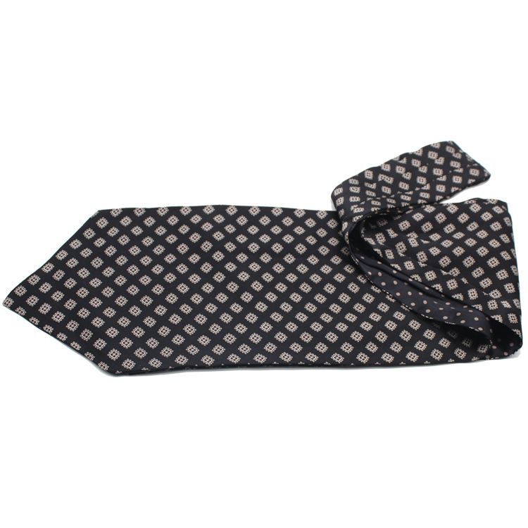 Modischer, doppelseitig bedruckter Halsschal aus Maulbeerseide im Paisley-Muster für Herren_voghion.com