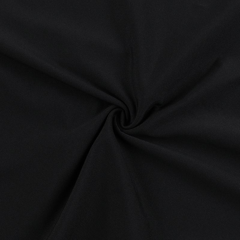 XY24158 Été 2024 Nouvelle robe longue coupe slim avec taille cintrée sexy, manches courtes torsadées et fendues_voghion.com