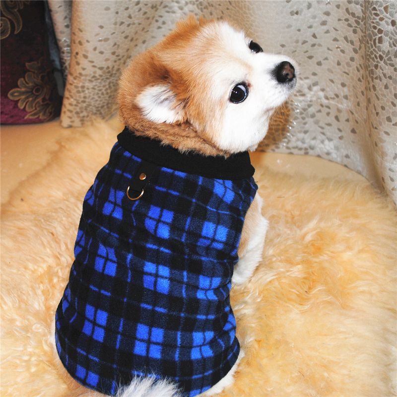 Abbigliamento per animali domestici diretto dalla fabbrica, per cani, autunno e inverno, in pile polare, fibbia di trazione, 27 colori brevettati, saranno oggetto di indagine_voghion.com