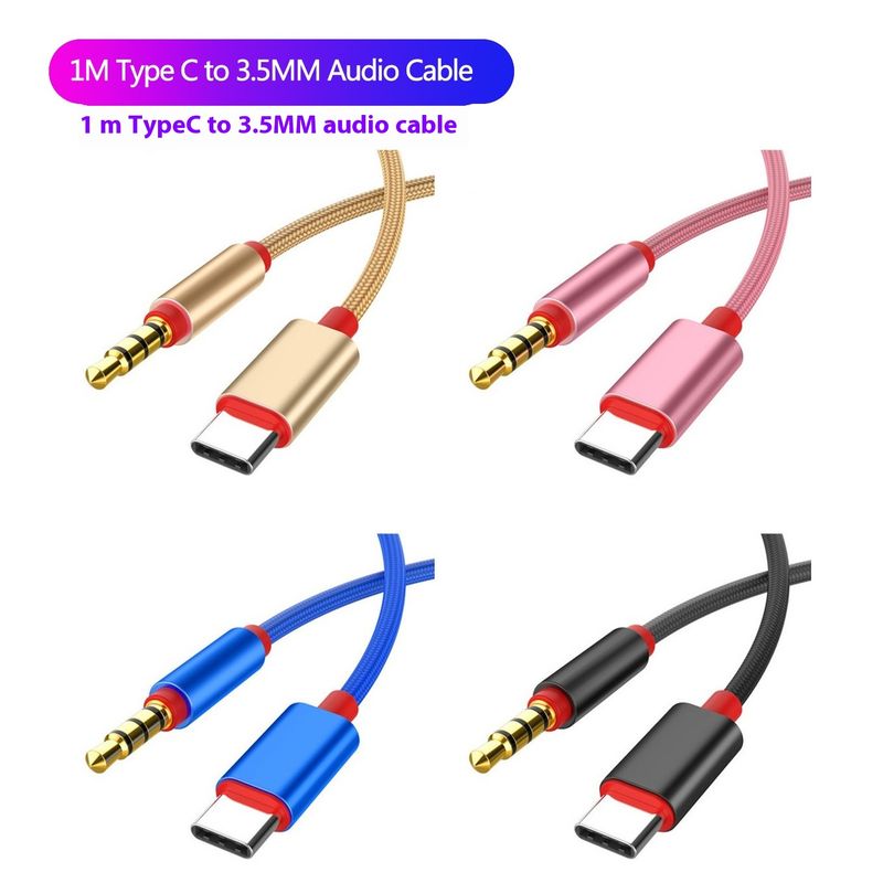 Music Festival Mobile live streaming sound card connection 4 sections, 3.5 to Type-C audio cable, microphone, karaoke, 8 recording_voghion.com