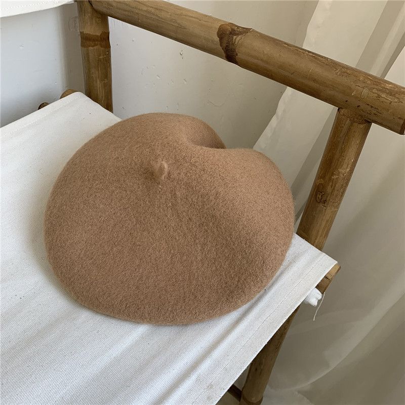 Neuheiten Elegante Wolle Künstler Maler Neue Winter Klassische Heiße Frauen Mädchen Weibliche Verdickte Woll Französisch Hut Baskenmütze Kappe Gorros_voghion.com