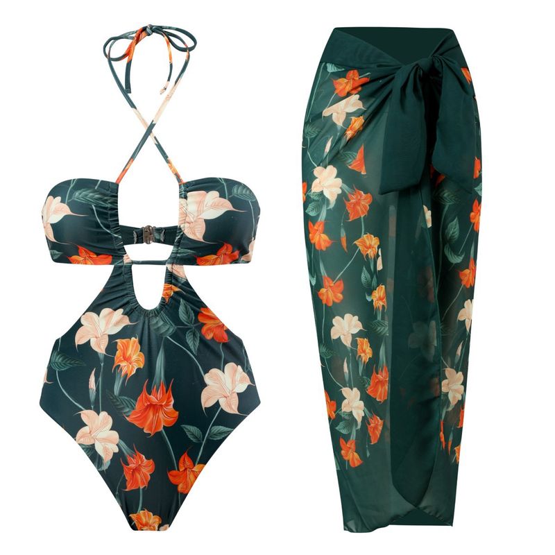 Vêtements pour femmes Maillot de bain une pièce Maillot de bain dos nu Maillot de bain deux pièces Voile_voghion.com
