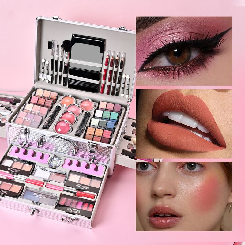 MissYoung Professional 8-kleuren oogschaduwpalet make-upset - vakantiegeschenkset voor schoonheidsspecialisten en beautyliefhebbers (MC1149)_voghion.com