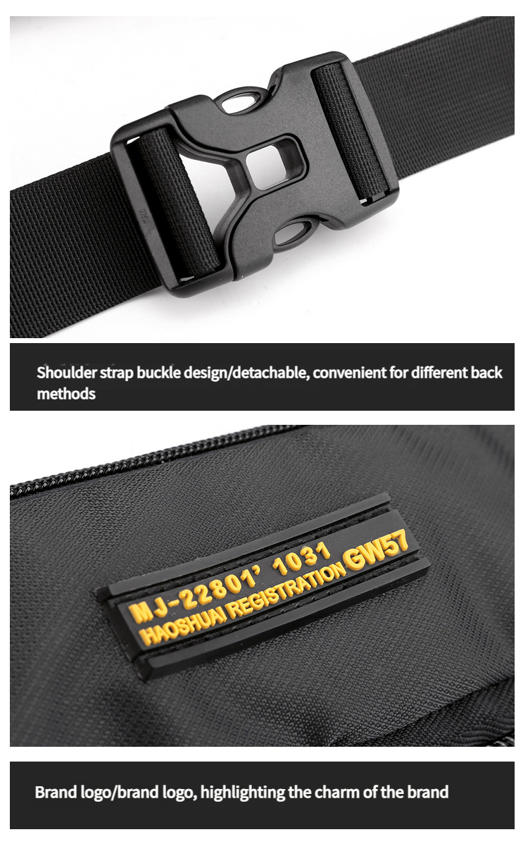 Neue multifunktionale Outdoor-Taille Casual Herren Brust Mode Trend Crossbody Reise kleine Tasche_voghion.com