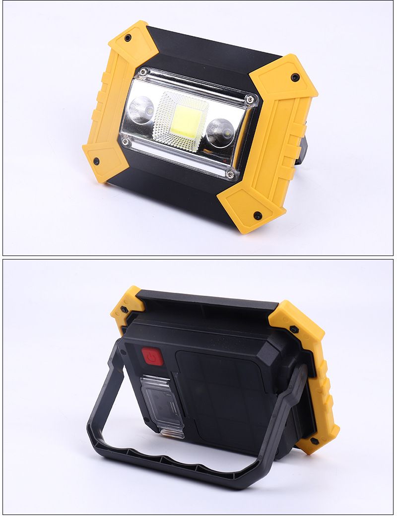 Wiederaufladbarer COB-Arbeitsscheinwerfer für den Außenbereich, für Wartungsarbeiten, Notfälle, tragbar, für Zelt und Camping_voghion.com