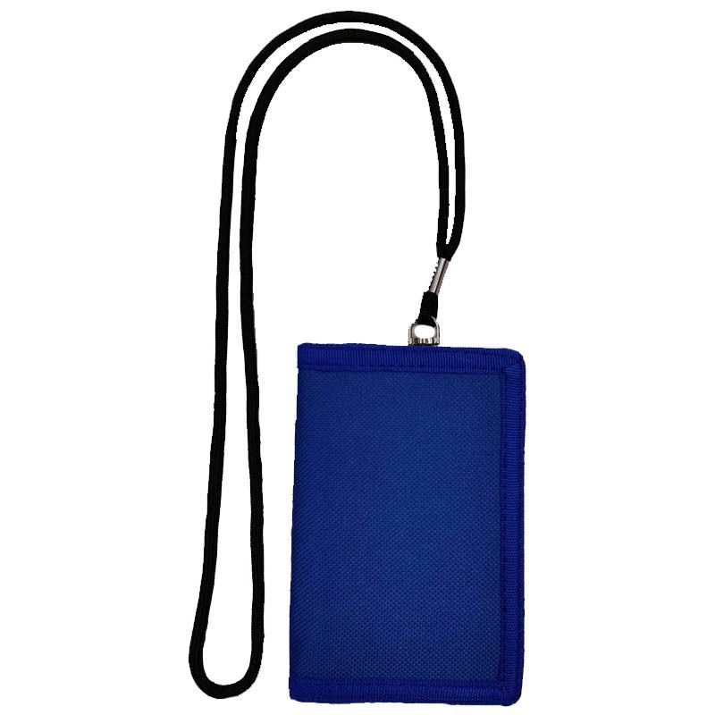 Carteira masculina de lona com cordão, zíper, bolso, clipe, chaveiro dobrável, compartimento para cartão, bolsa para dinheiro_voghion.com