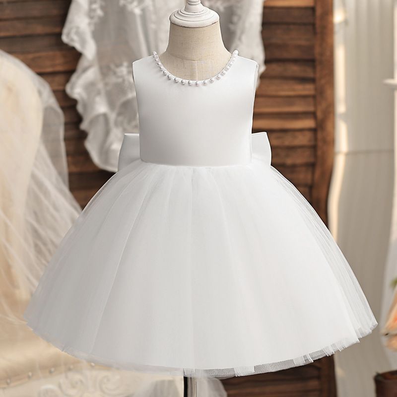 Kinderkleding Meisjes Prinsessenjurk Kinderbruidsjurk Bloemenmeisjesjurk Gastheer Pianovoorstelling Kostuum Pluizige Gaasrok Gastheer_voghion.com