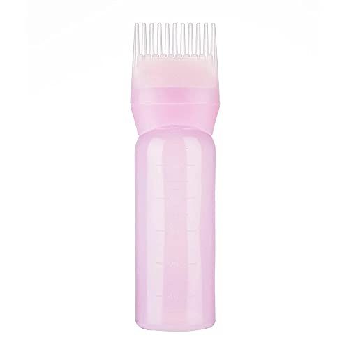 Lot de 3 flacons applicateurs de peignes à racines, flacons de teinture pour cheveux vides, flacons de distribution rechargeables pour coloration des cheveux, outil de coiffure pour le nettoyage du salon, shampooing_voghion.com