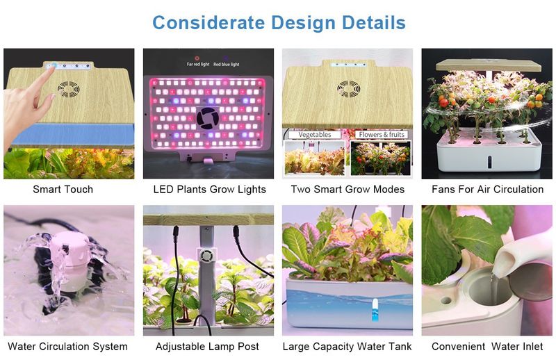 Pametni stroj za sadnju, sadnja sobnih biljaka, svjetlo punog spektra, sadnja povrća, kreativni poklon, poklon_voghion.com