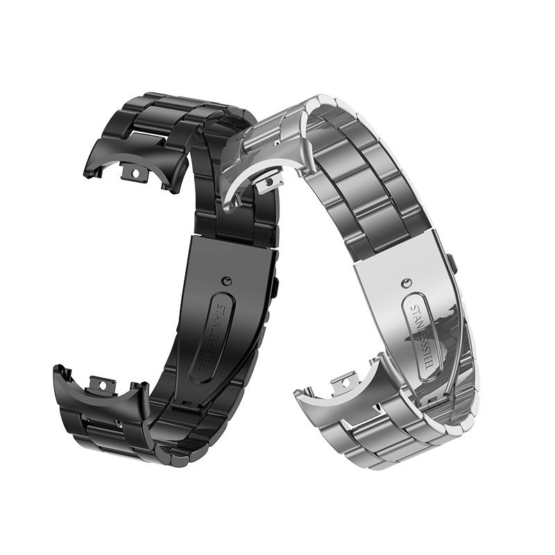 Cinturino in acciaio inossidabile per Xiaomi Mi Band 9 8 Smartband Business Metal Band Bracciale Watchband per Xiaomi Band 9 8 Accessori_voghion.com
