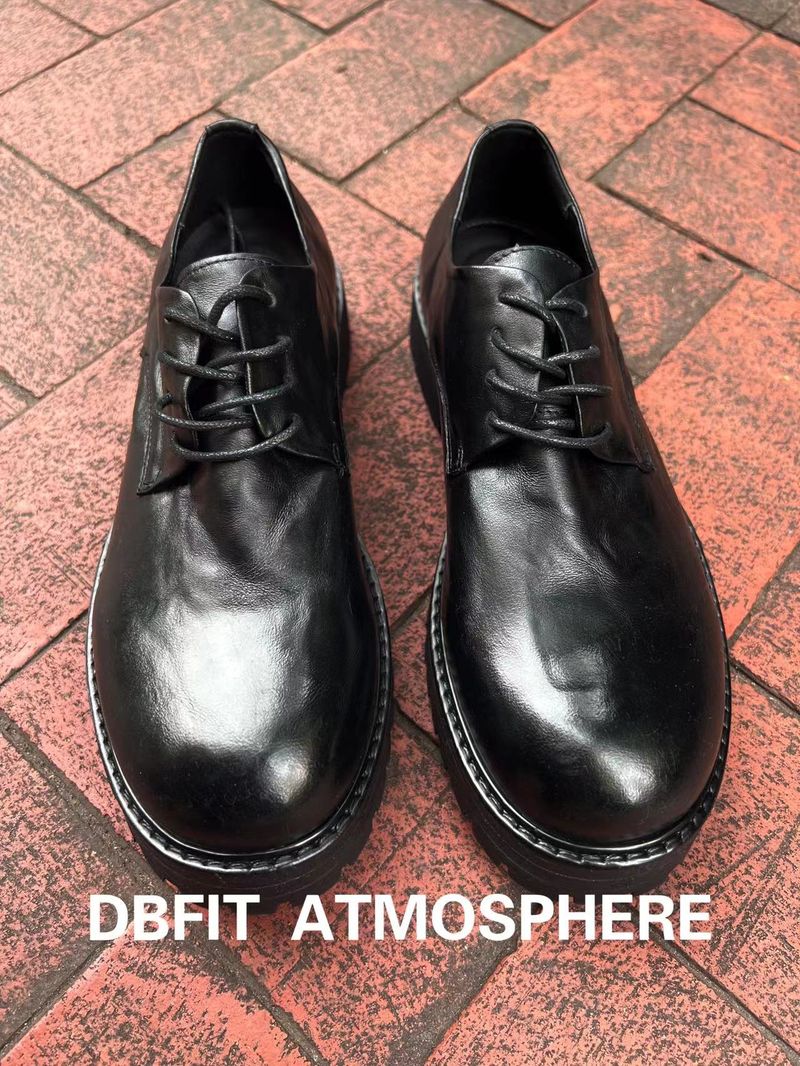 Horse Skin Washed Casual Odlight Distressed Micro Pleated Shoes For Four Seasons_voghion.com