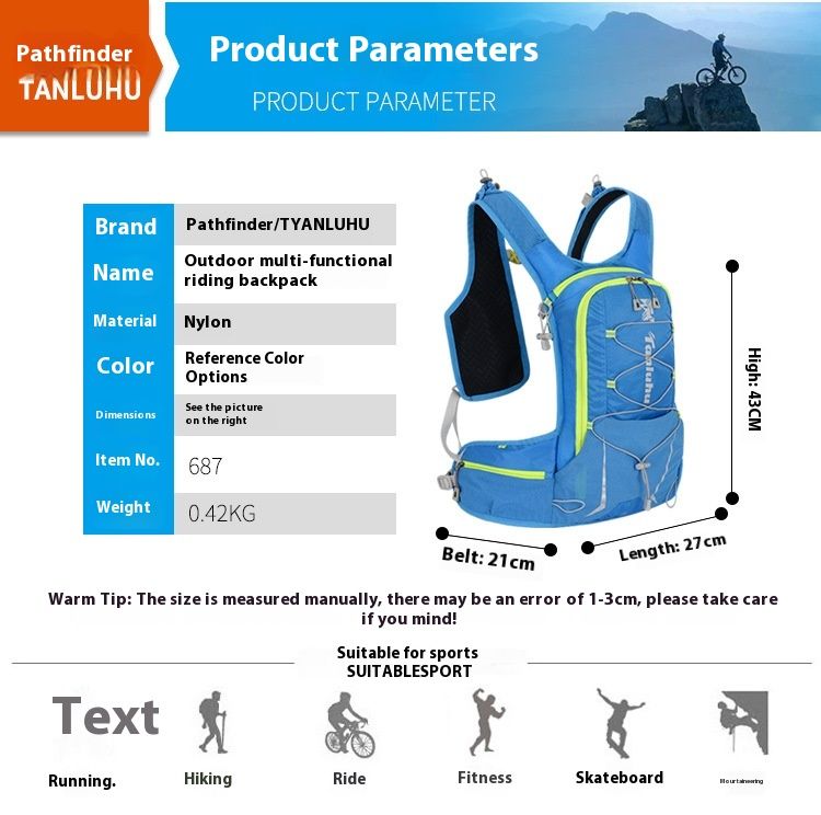 Sac à dos de course à pied pour homme de Land Rover, sac à eau pour l'alpinisme, le marathon et l'équitation_voghion.com