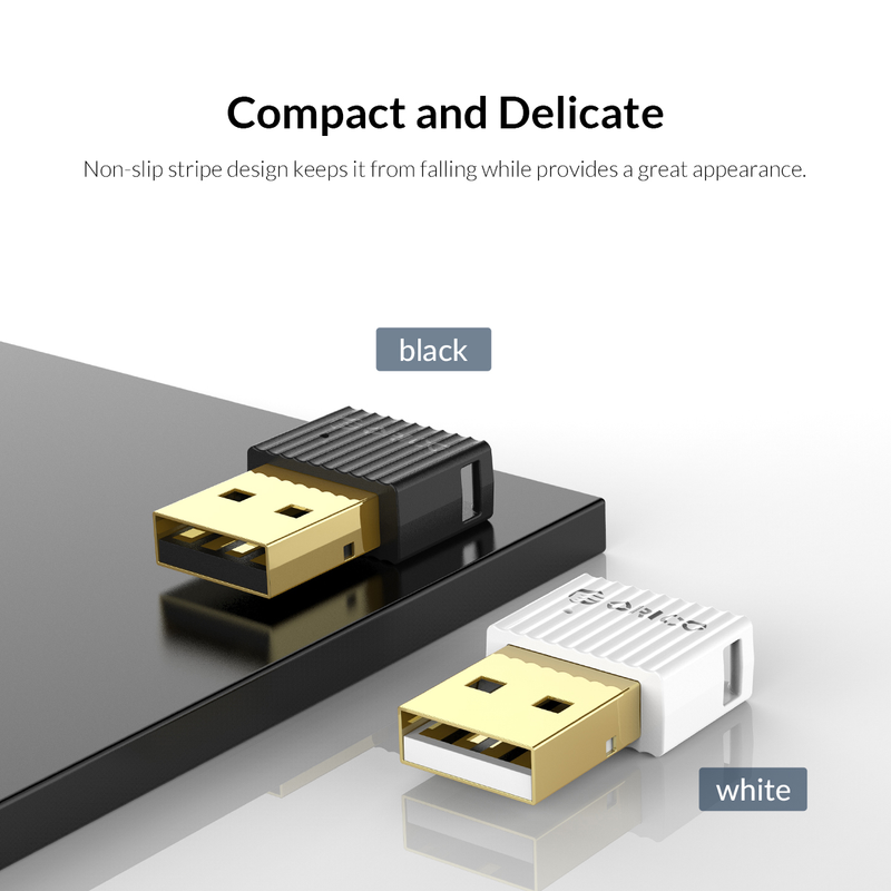ORICO USB Bluetooth 5.0 Dongle Adapter Mini Wireless Mouse Music Audio Receiver Transmitter for PC Speaker Mouse Laptop_voghion.com