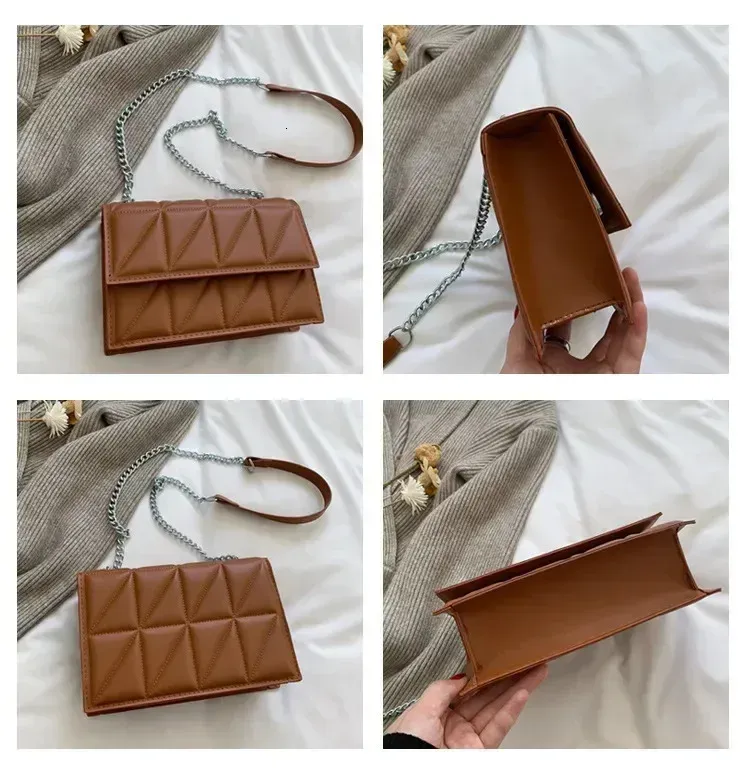 Borse a tracolla per donna alla moda, borsa a tracolla da donna, borsa a mano con manico in pelle PU, tracolla a catena Y250529l_voghion.com