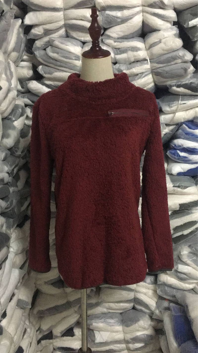 Women's Zip Neck Long Sleeve Pullover Sweater – Fall Fashion Essential In Stretch Cotton_voghion.com