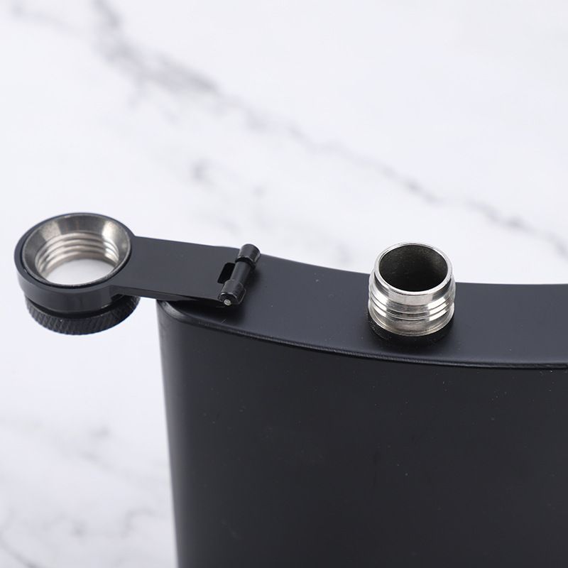 Factory Direct Supply Stainless Steel Portable 7oz Small Customizable Logo Gift Wine Flask Set EVA_voghion.com