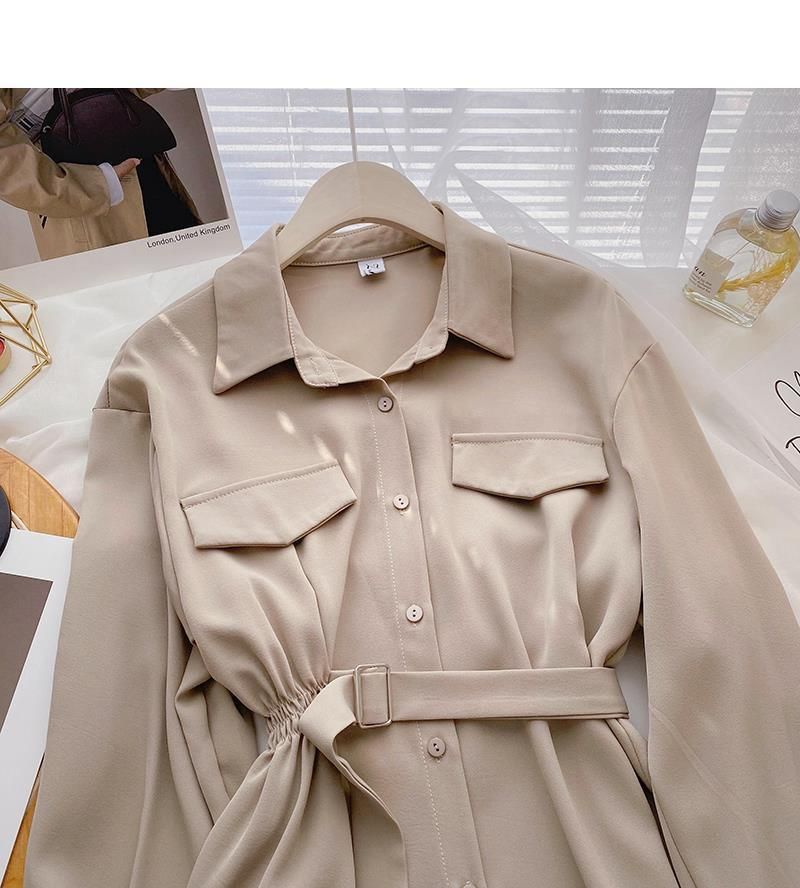 Maglietta a maniche lunghe per donna, sottile ed elegante, lunghezza media, nuovo stile per l'inverno, design di nicchia, top con lacci_voghion.com